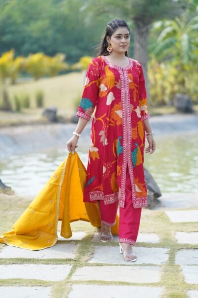 Sunset Muse Printed Kurta Set